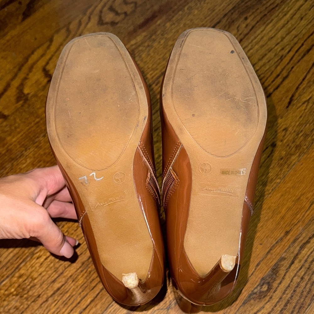 Anne Michelle Brown Heeled Boots - Picture 5 of 5